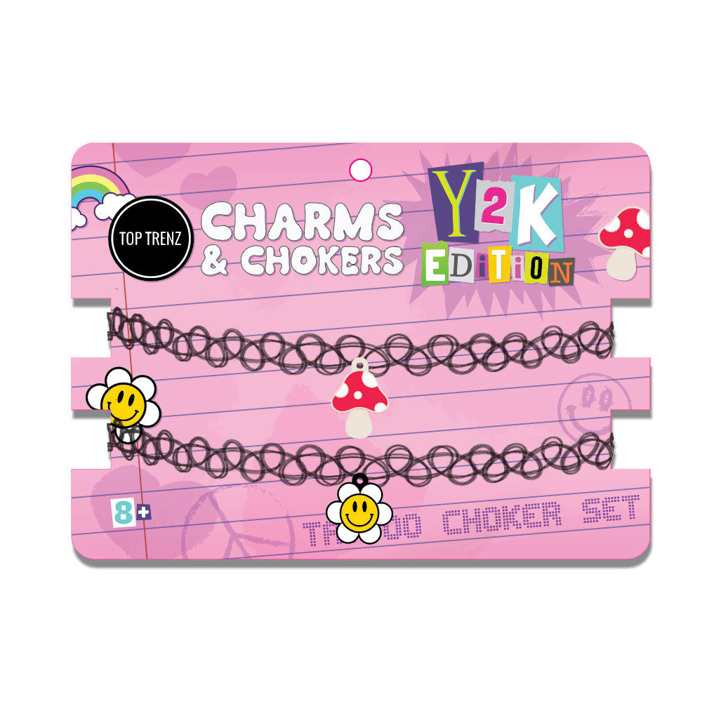 Tattoo Charm Accessory Necklaces For Kids And Tweens / Top Trenz Outlets