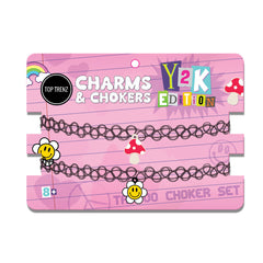Tattoo Charm Accessory Necklaces For Kids And Tweens / Top Trenz Outlets