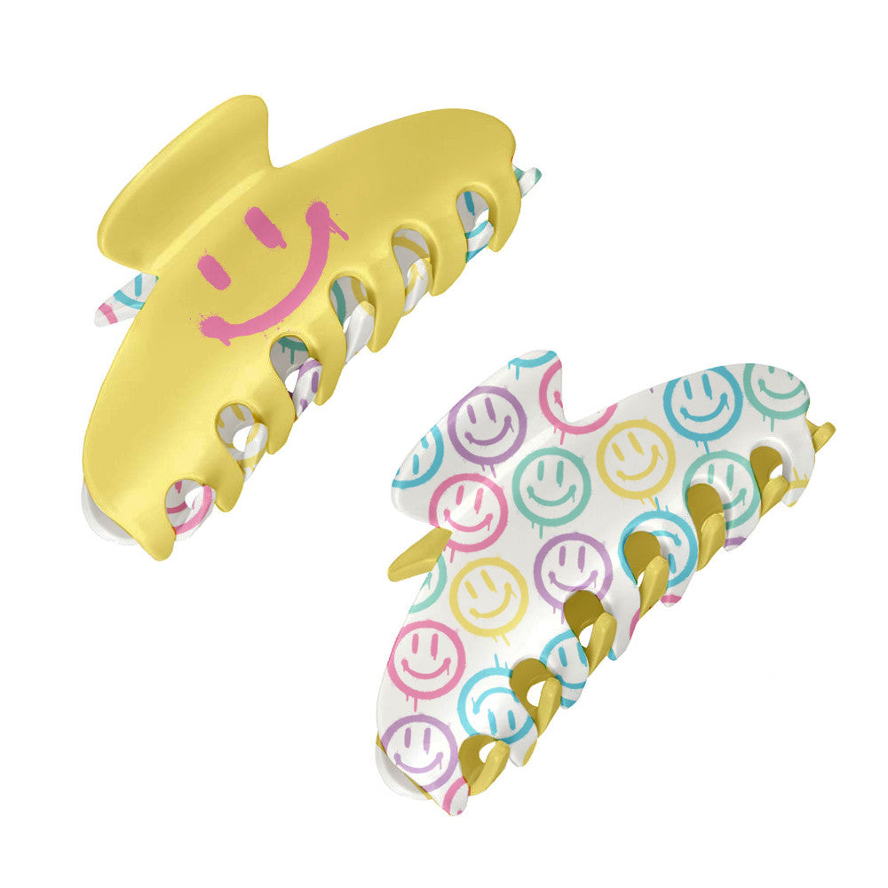 Large Two Sided Fun Printed Claw Hair Accessory Clip / Top Trenz Sale