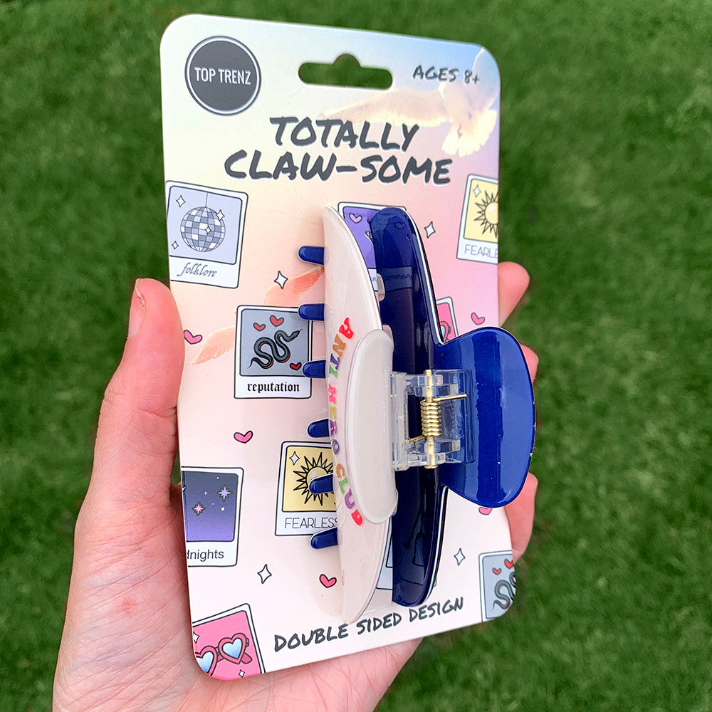 Cat Two Sided Printed Claw Hair Accessory Clip / Top Trenz Online