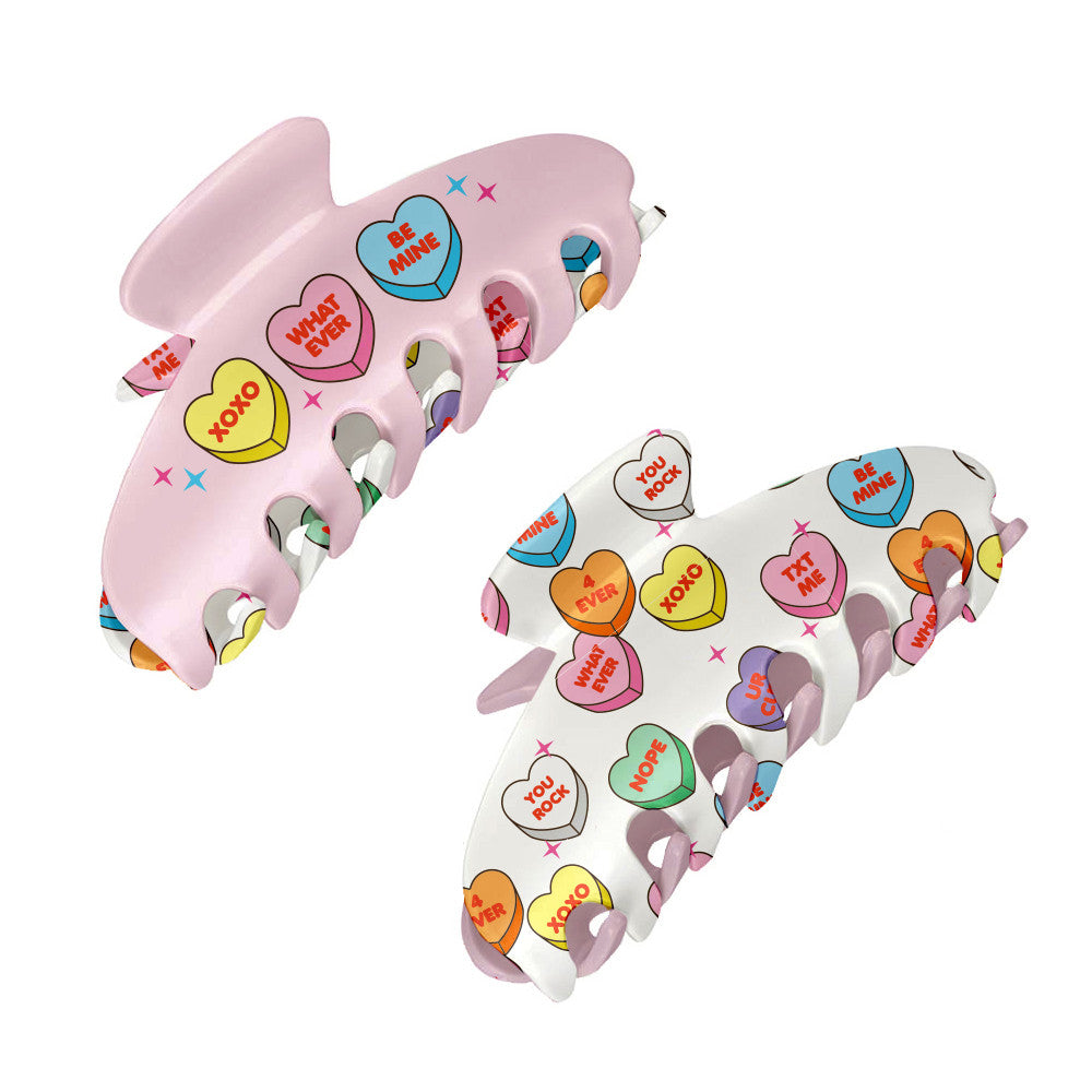 Large Two Sided Candy Printed Claw Hair Accessory Clip / Top Trenz Online Shop
