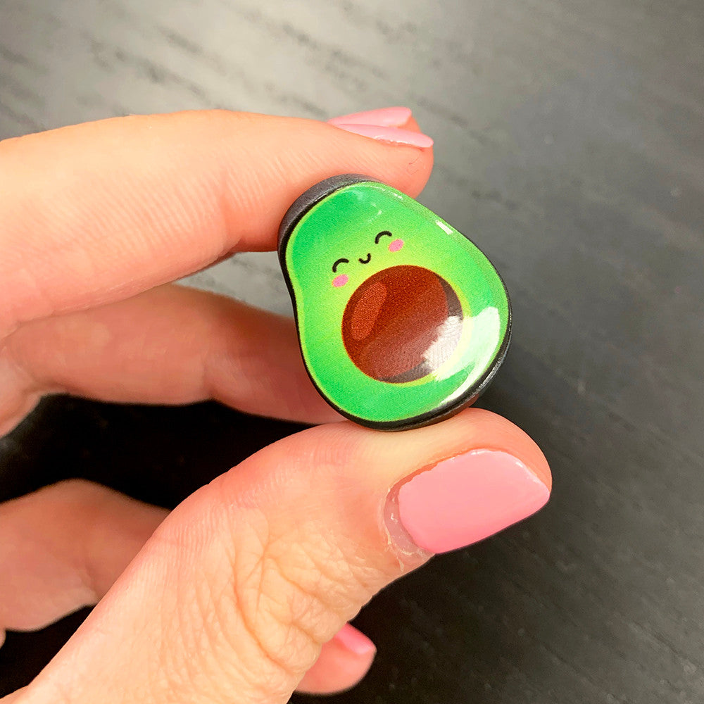Avocado Mini Claw Clips - Trendy Hair Accessories - Top Trenz. / Top Trenz Discount