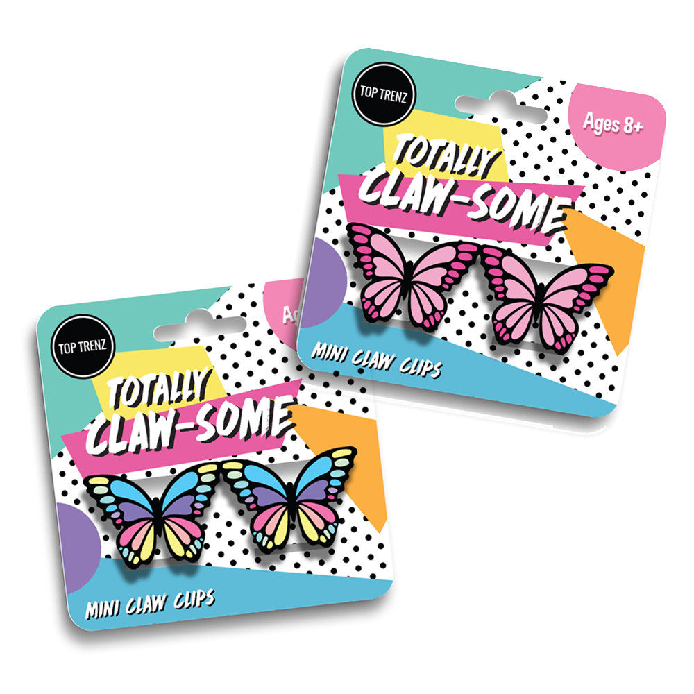 Butterfly Mini Claw Clip - Trendy Hair Accessories / Top Trenz Outlets