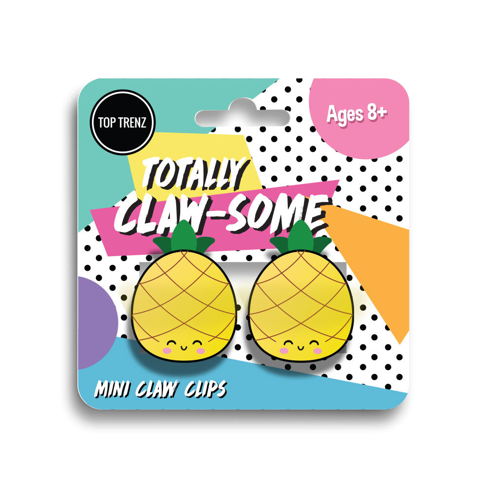 Mini Pineapple Claw Clips / Top Trenz Online Shop