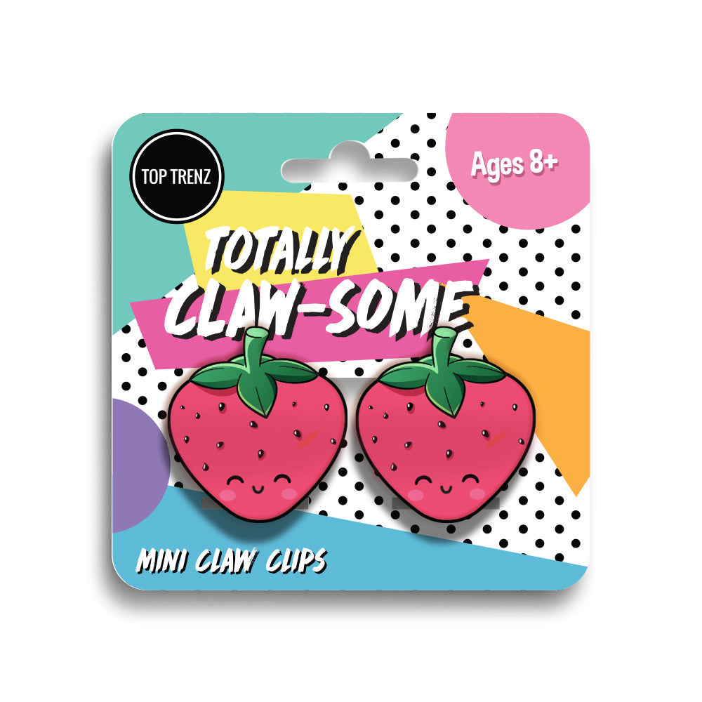 Mini Strawberry Claw Clips / Top Trenz Sale