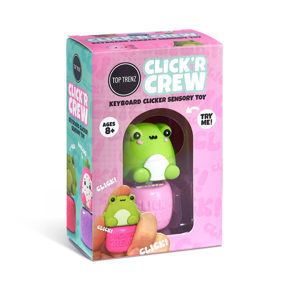 Clickity Clique Keyboard Clickers - Desktop Fidget Toy with Mechanical Click / Top Trenz For Sale