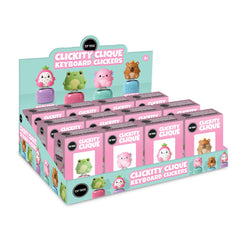 Clickity Clique Keyboard Clickers - Desktop Fidget Toy with Mechanical Click / Top Trenz For Sale