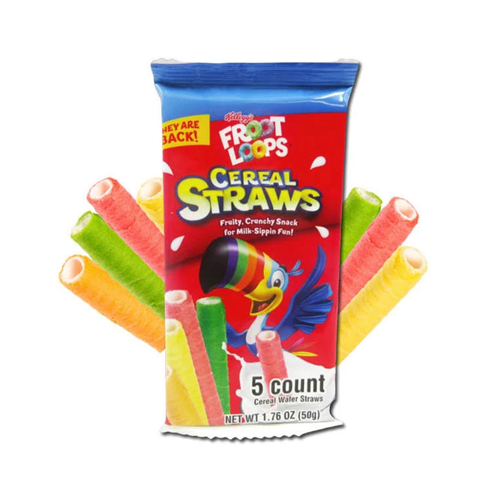Froot Loop Cereal Straws - Sip Your Milk with Fruity Flavor Fun! / Top Trenz Sale