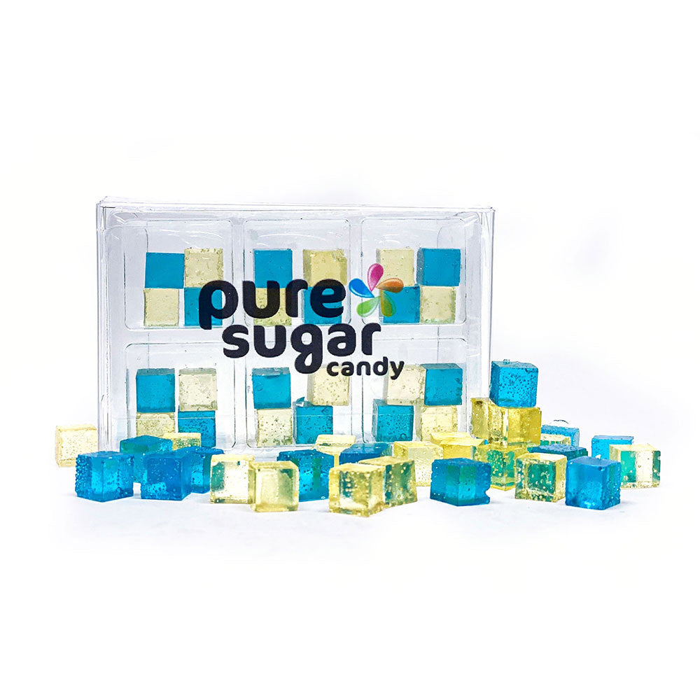 TikTok Viral Pure Sugar Candy Cubes - Blueberry Pie Flavor 6-Pack - Sweet Snack Delight! / Top Trenz Sale