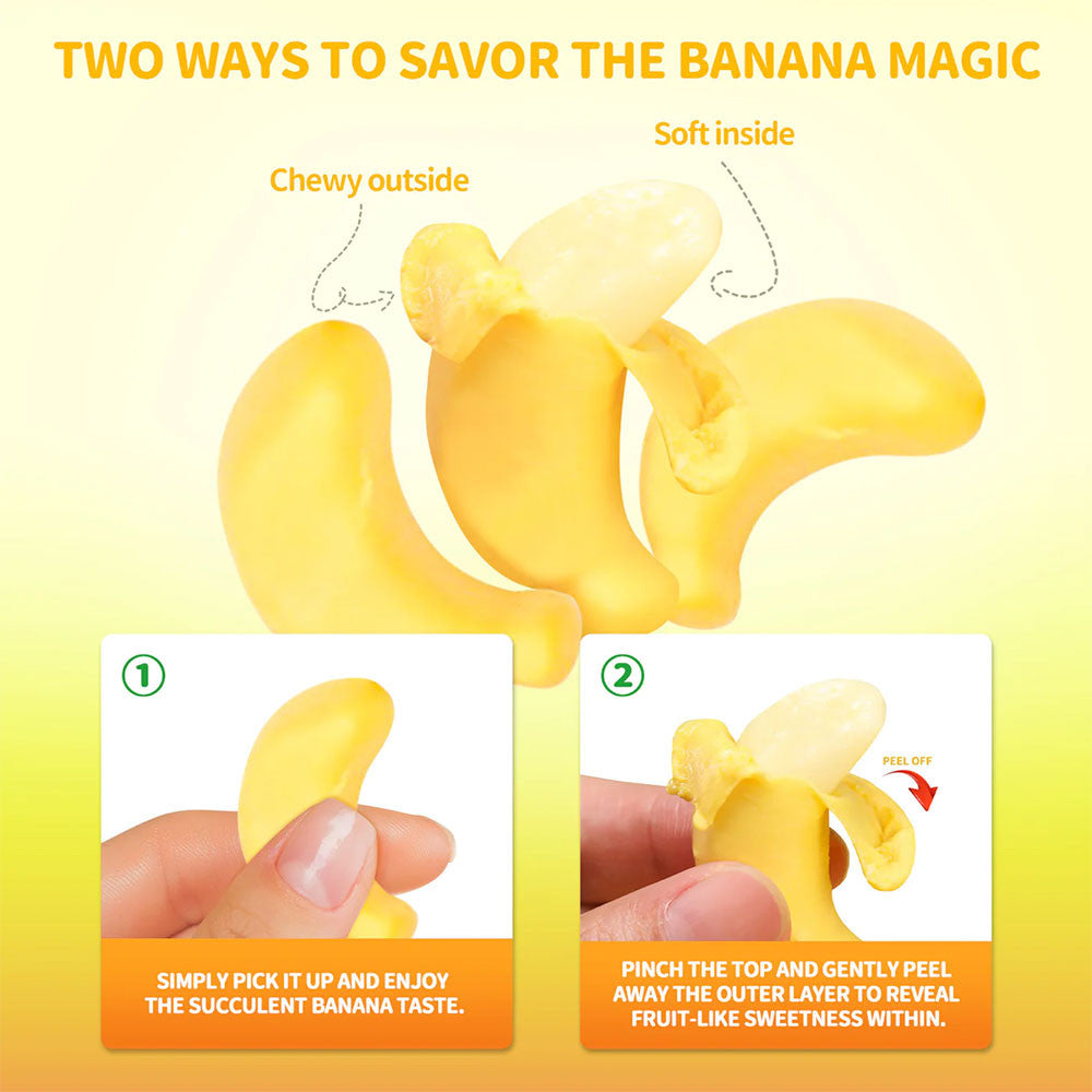 Peelerz - Peelable Banana Gummy - TikTok Viral Candy Made with Real Fruit Juice! / Top Trenz Online Shop