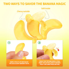 Peelerz - Peelable Banana Gummy - TikTok Viral Candy Made with Real Fruit Juice! / Top Trenz Online Shop
