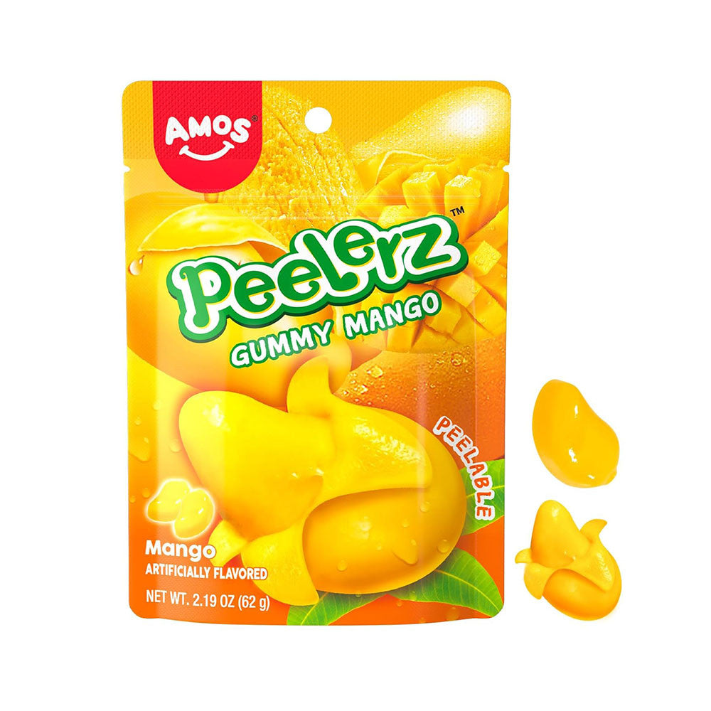 Peelerz - Peelable Mango Gummy - TikTok Viral Candy Made with Real Fruit Juice! / Top Trenz Discount