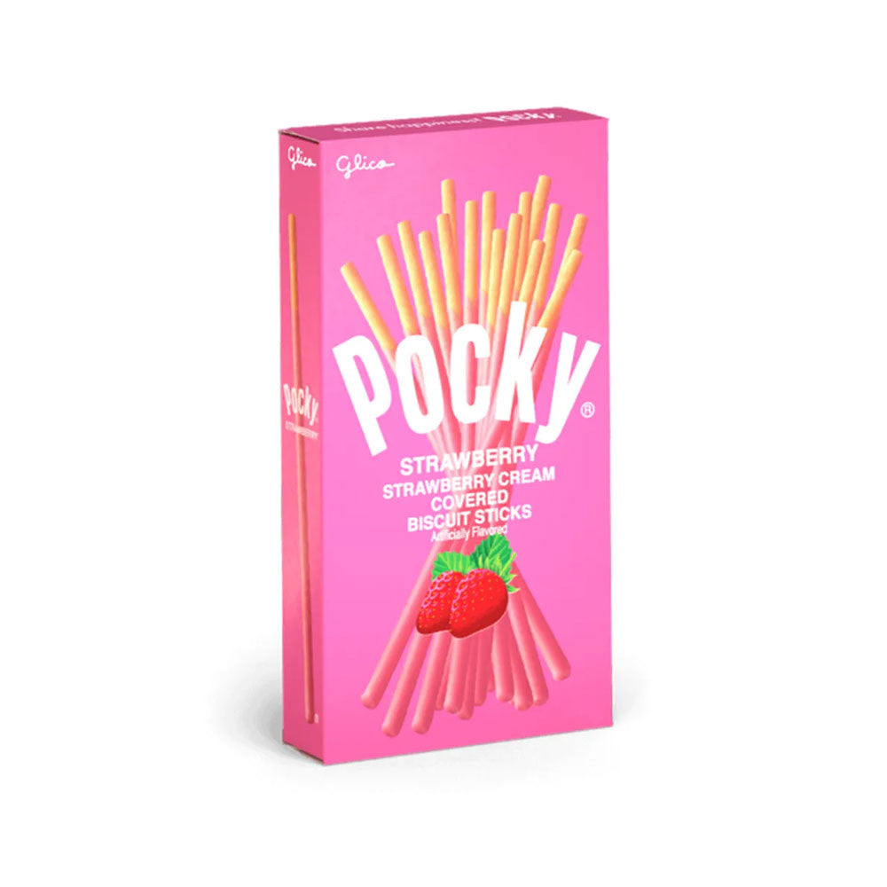Pocky Strawberry & Cream - Fun Fruity Biscuit Sticks for Every Snack Attack! / Top Trenz Discount