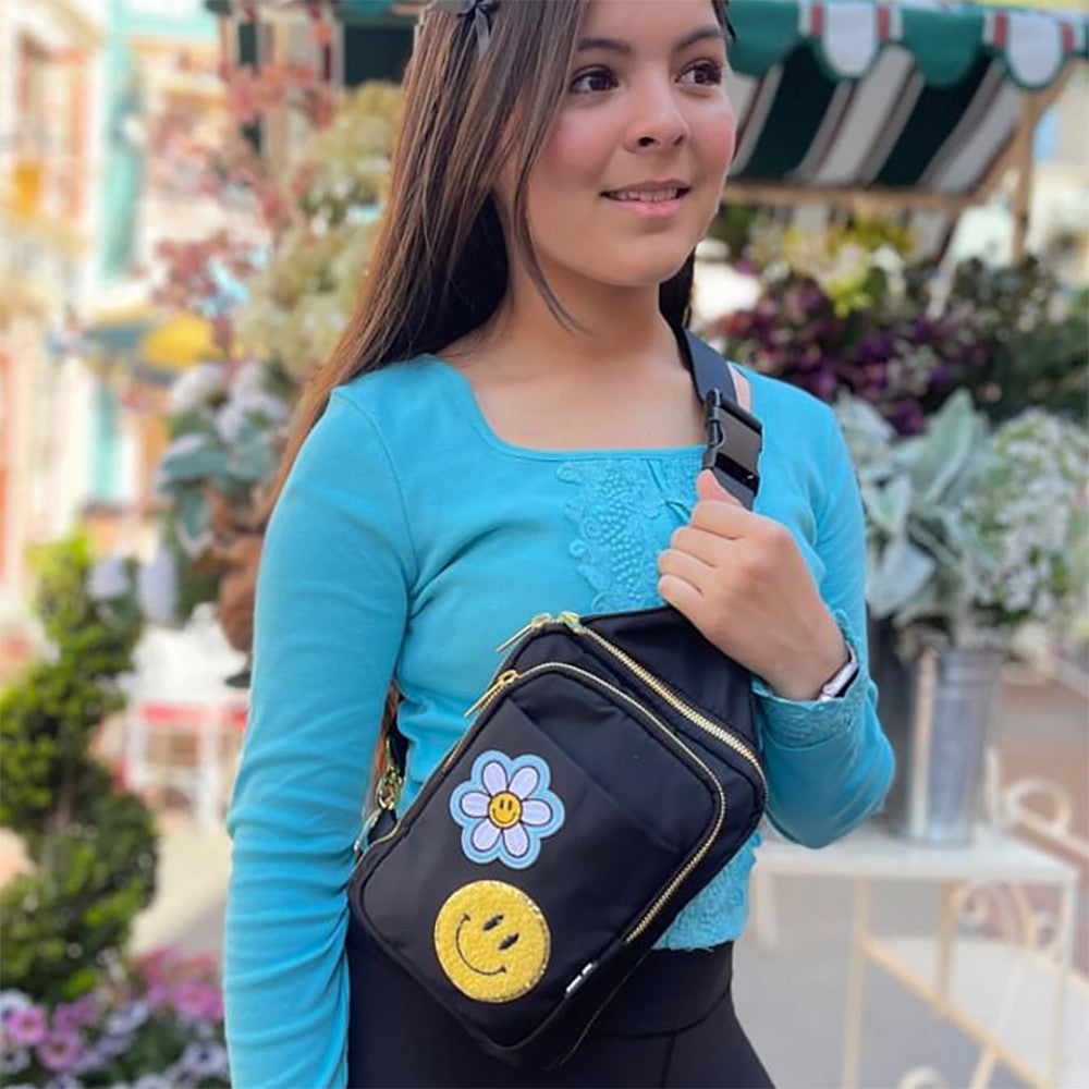 Trendy Nylon Crossbody Sling Bag / Top Trenz Outlets