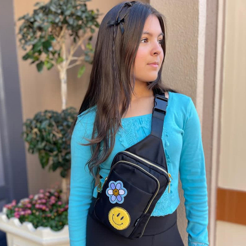 Trendy Nylon Crossbody Sling Bag / Top Trenz Outlets