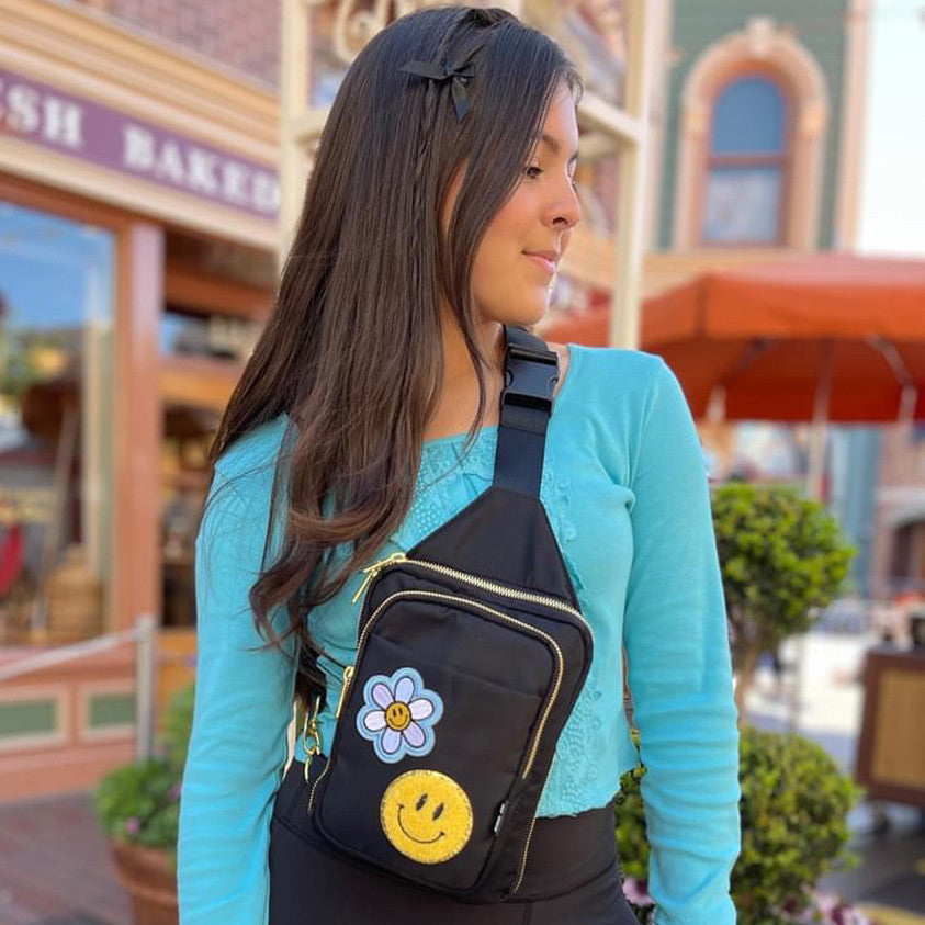 Trendy Nylon Crossbody Sling Bag / Top Trenz Outlets