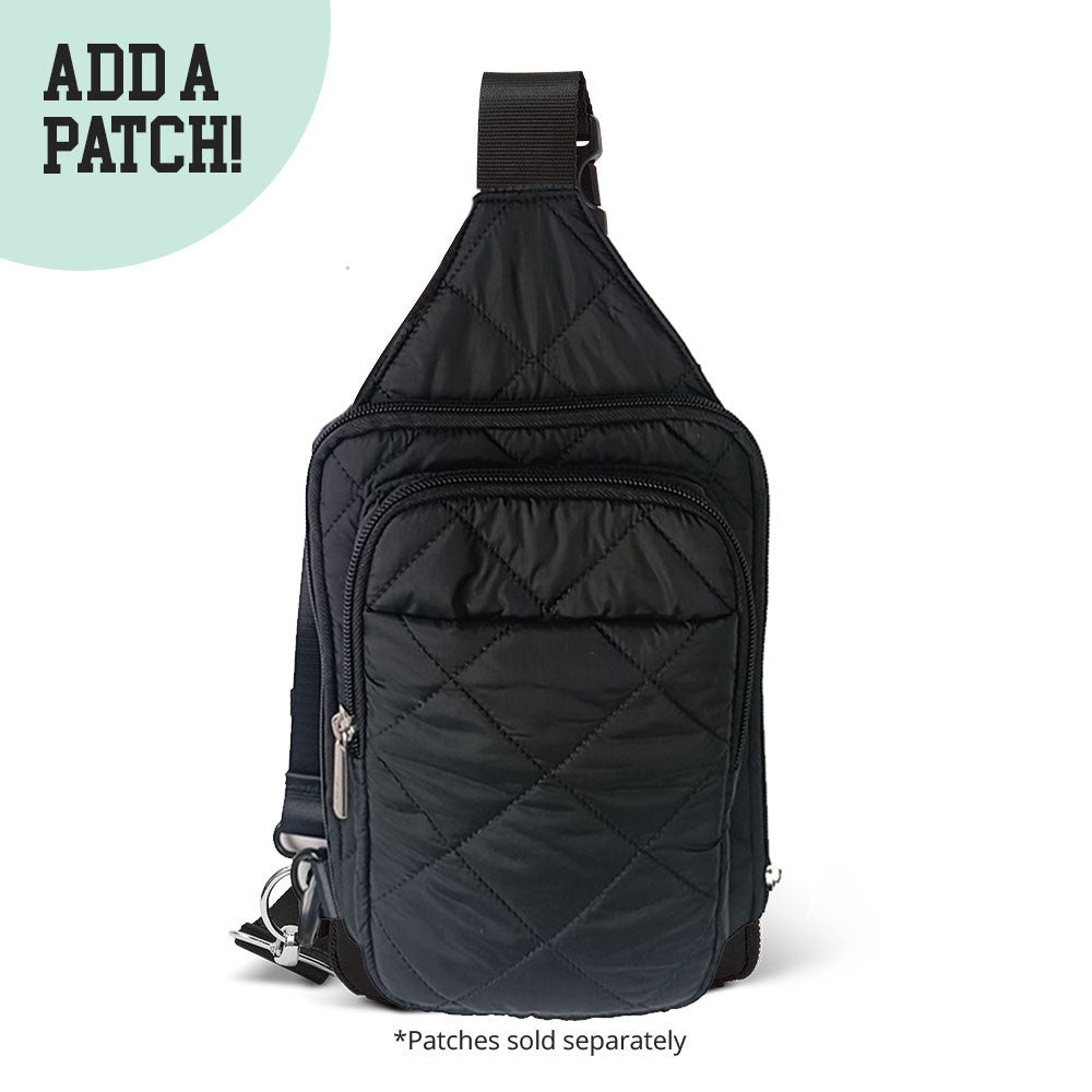 Stylish Puffer Stitch Crossbody Sling Bag - Top Trenz Inc / Top Trenz Online
