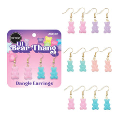 Cute Bear Dangling Jewelry Sets For Kids / Top Trenz Outlets