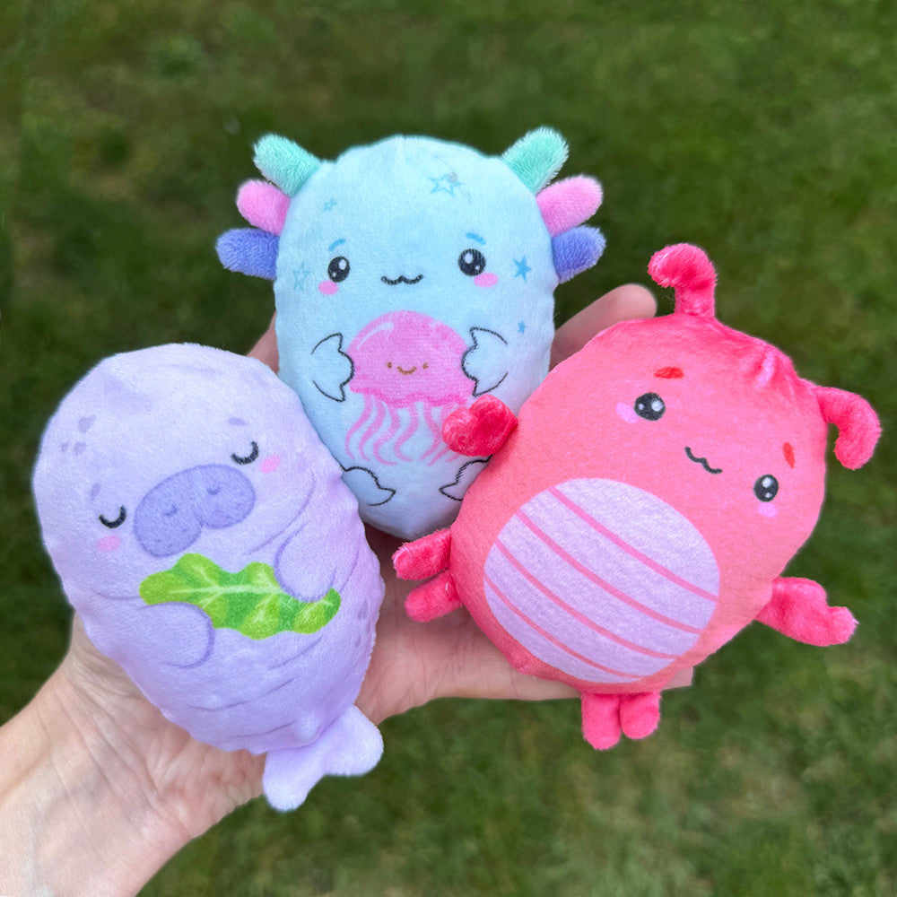 Bubble Stuffed Squishy Friends – Sea Life Edition - Plush Fidget Ball Sensory Toy / Top Trenz Discount