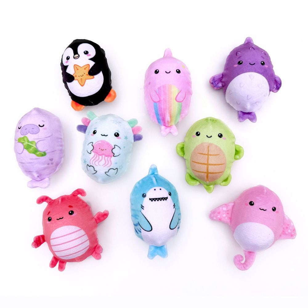 Bubble Stuffed Squishy Friends – Sea Life Edition - Plush Fidget Ball Sensory Toy / Top Trenz Discount