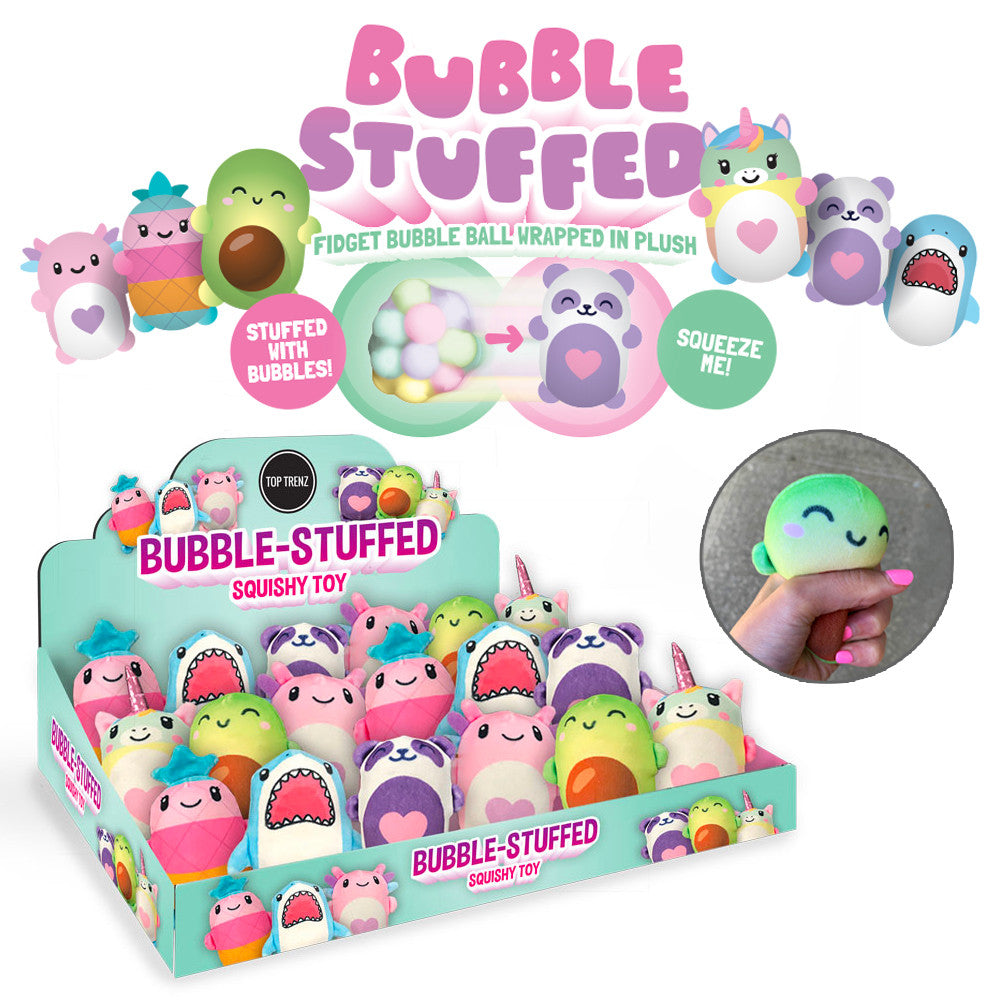 Bubble Stuffed Squishy Plush  DNA Fidget Balls / Top Trenz Outlets