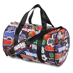 Sports Nation Puffer Duffle Bag - Trendy Youth Sports Bag / Top Trenz Online Shop