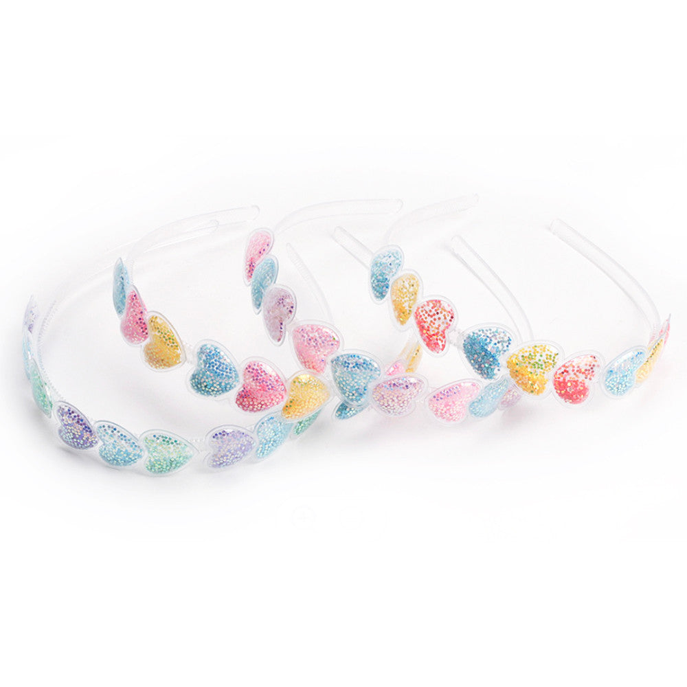 Glittery Heart Headbands And Accessories For Tweens / Top Trenz Sale