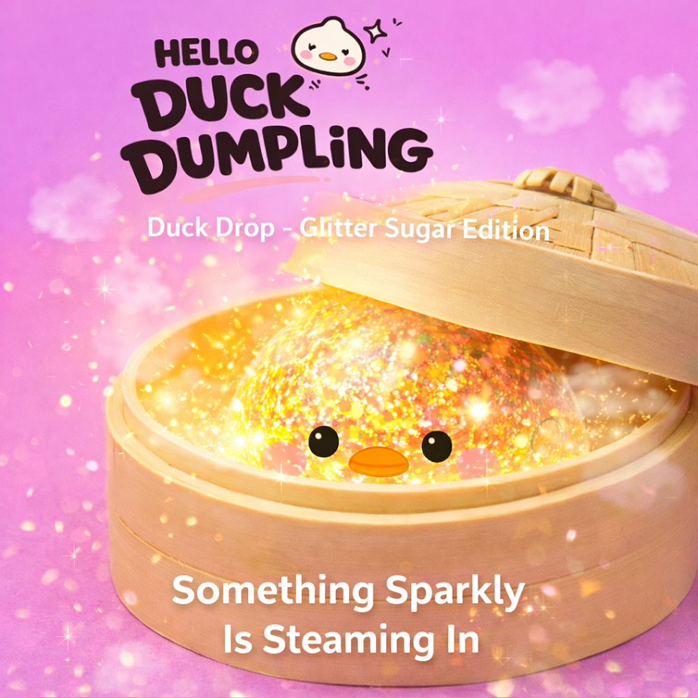 Hello Duck Dumpling Mystery Sugar Glitter Edition - Squishy Toy / Top Trenz Online