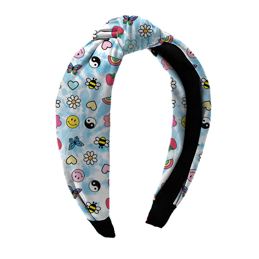 Totes 90s Print Knot Headband / Top Trenz Online