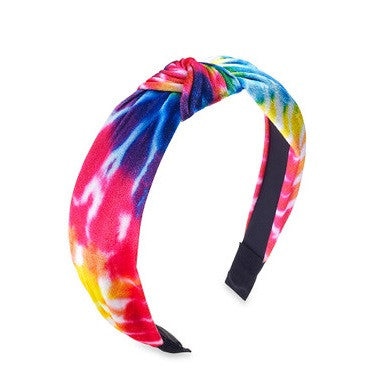 Primary Tie-Dye Knot Headbands / Top Trenz US