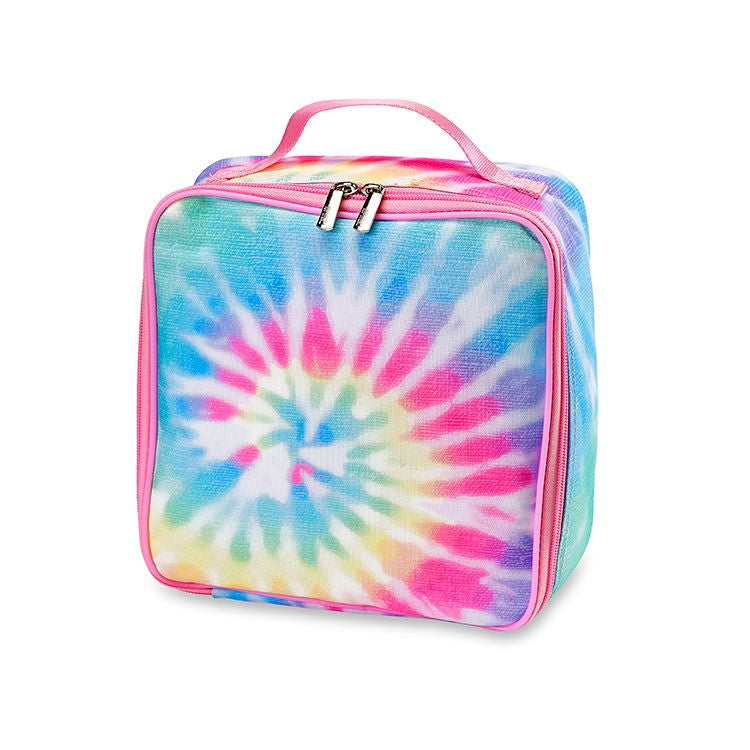 Tie Dye  Canvas Insulated Lunch Boxes / Top Trenz For Sale