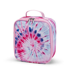 Tie Dye  Purple Canvas Insulated Lunch Boxes / Top Trenz Online