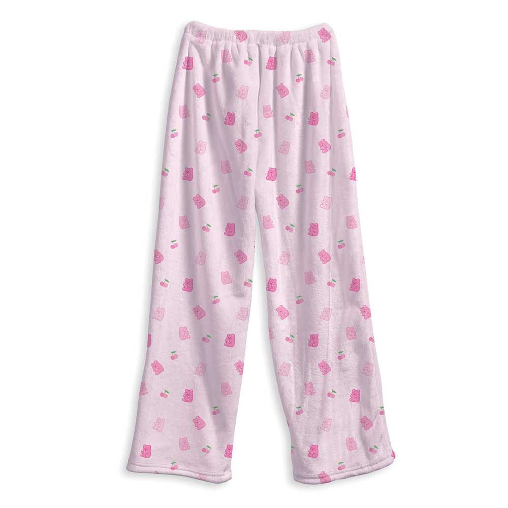 Gummy bear Fuzzy Lounge Pants  – Soft Cozy Pajama Bottoms / Top Trenz US