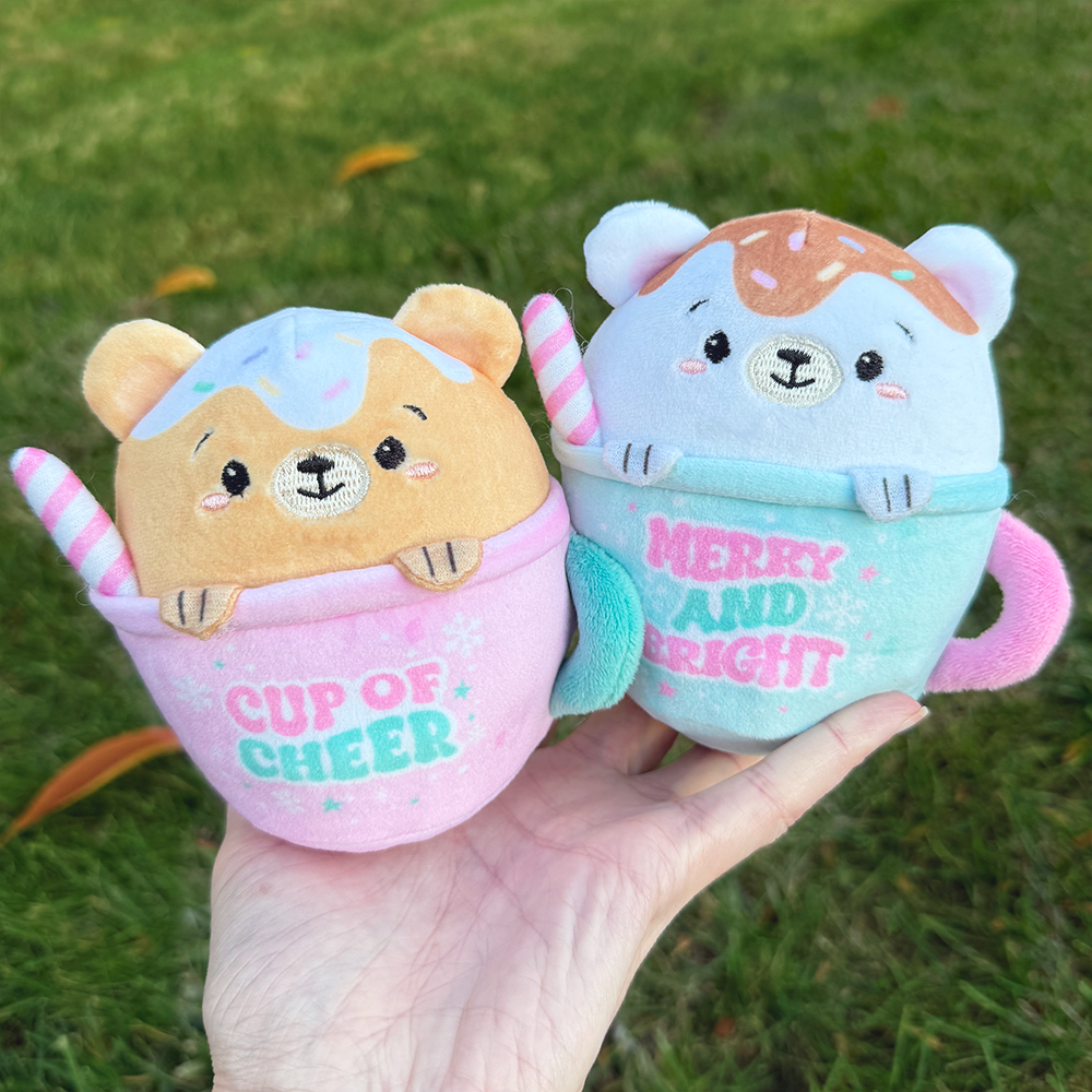 Holiday Fidget Plush Squish Water Ball Toy / Top Trenz US