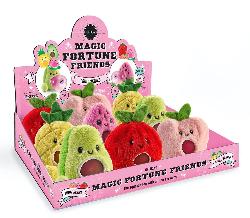 Magic Fortune Friends Fruit Plush Squishy Water Toy / Top Trenz Discount