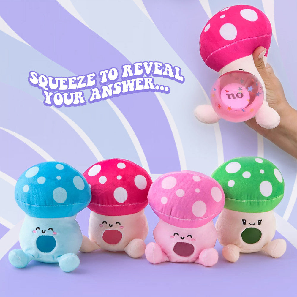 Magic Fortune Character Mushroom Plush Fidget Squishy Toy / Top Trenz Outlets