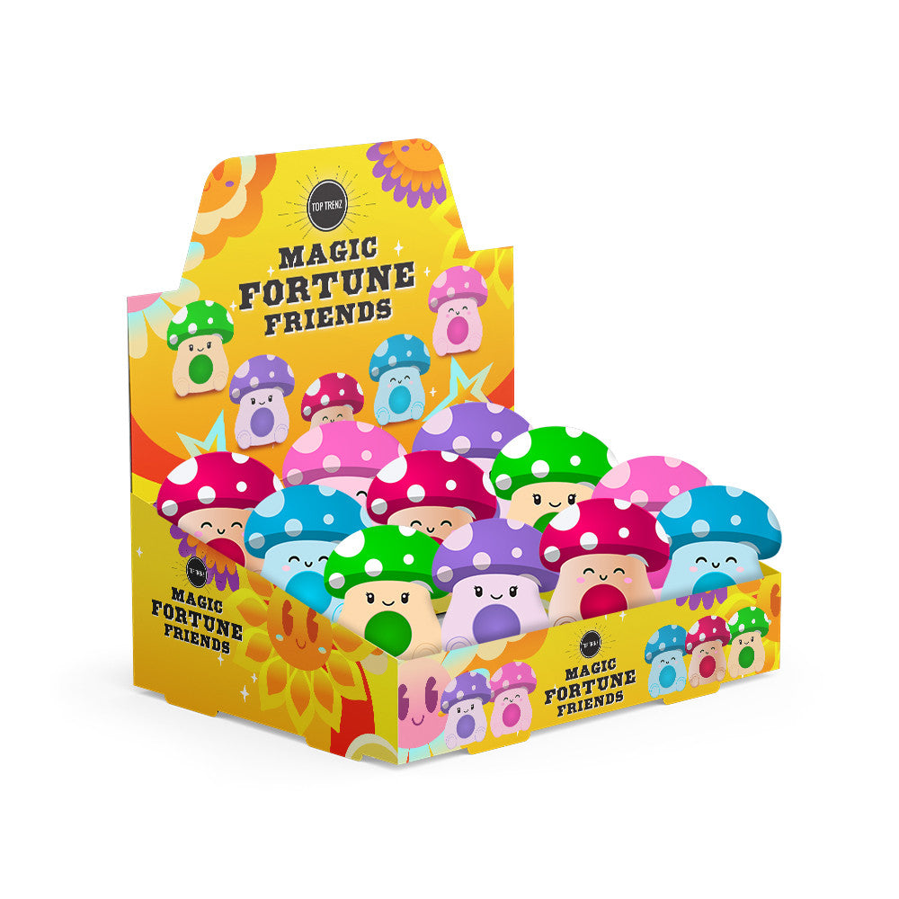 Magic Fortune Character Mushroom Plush Fidget Squishy Toy / Top Trenz Outlets