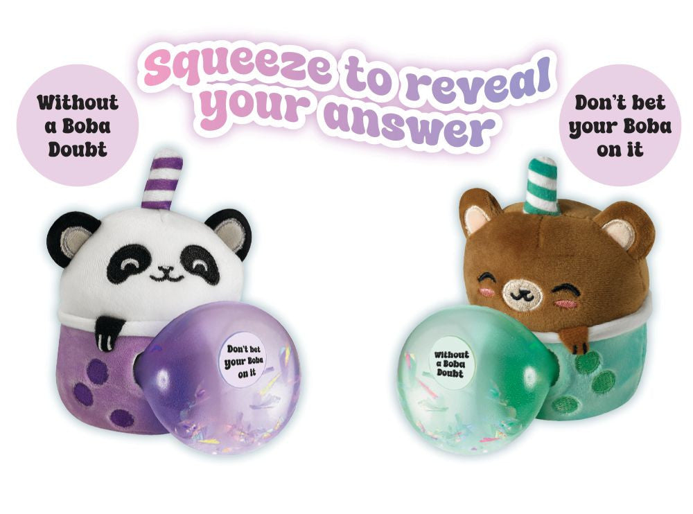 Sweet Bubble Tea Bear Plush Squishy Water Toy / Top Trenz Online