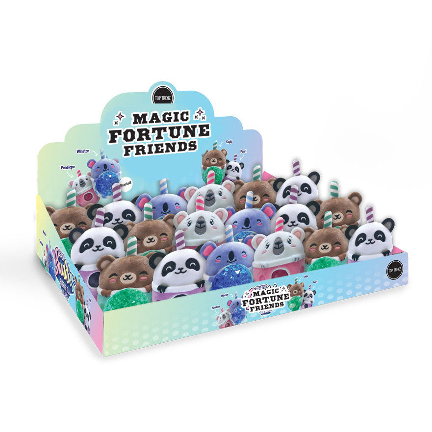 Sweet Bubble Tea Bear Plush Squishy Water Toy / Top Trenz Online
