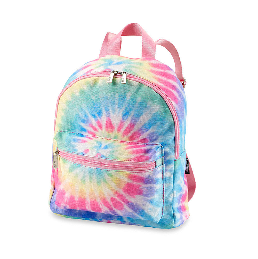 Canvas Mini Backpack Pastel Delight Tie-Dye - Top Trenz / Top Trenz Sale