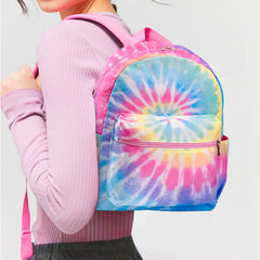 Canvas Mini Backpack Pastel Delight Tie-Dye - Top Trenz / Top Trenz Sale