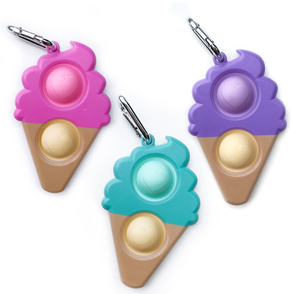 OMG Mega Pop Ice Cream Cone Keychain / Top Trenz Online Shop