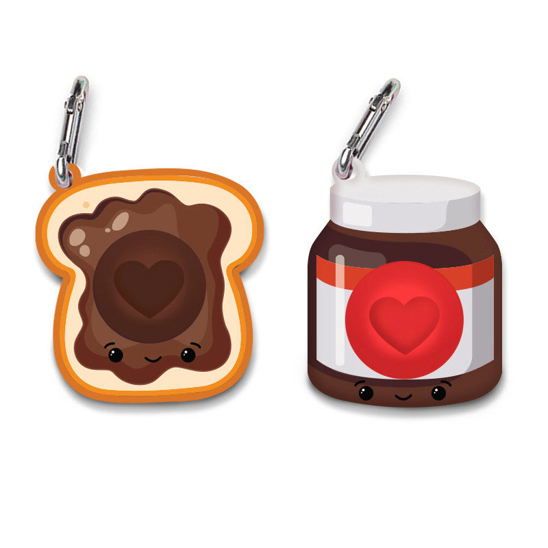 OMG Mega Pop Best Friend Keychains - Hazelnut Spread and Toast / Top Trenz Outlets