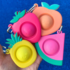 Watermelon Mega Pop Keychain Fidget Toy - Portable Stress Relief / Top Trenz Outlets