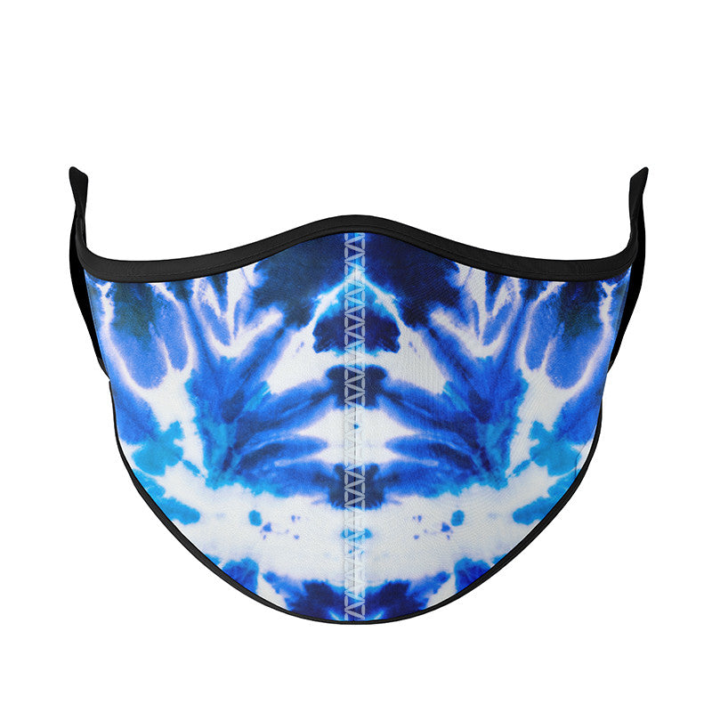 Super Cute Blue Tie-Dye Printed Cloth Face Masks / Top Trenz Online
