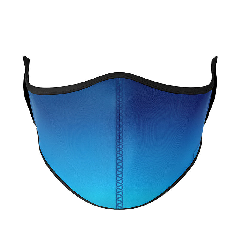 Fashionable Blue Printed Breathable Cloth Masks / Top Trenz Sale