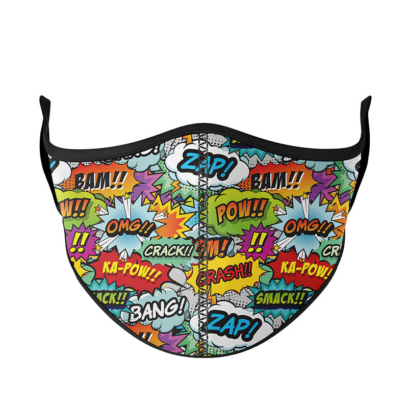Fun Printed Fashion Face Cloth Masks For All Ages / Top Trenz For Sale