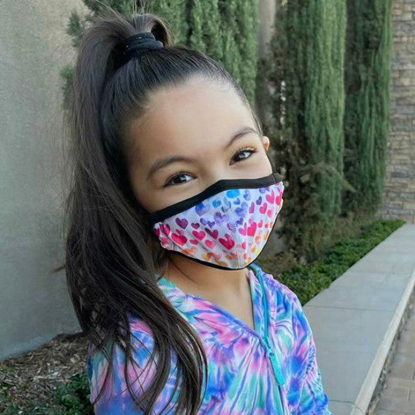 Super Cute Fashion Heart Overload Face Mask / Top Trenz Online