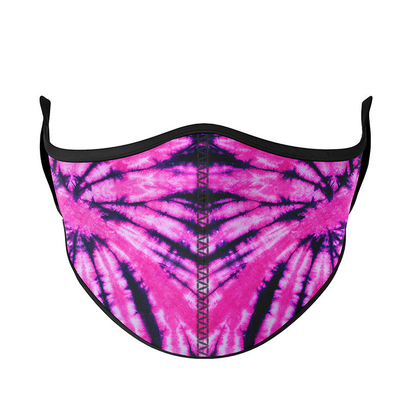 Pink Tiger Tie-Dye Face Mask / Top Trenz Online