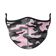 Pink Grey Camo Face Mask / Top Trenz Discount